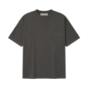 Essentials Embroidered Classic Short Sleeve T-Shirt Charcoal Heather - 25FW