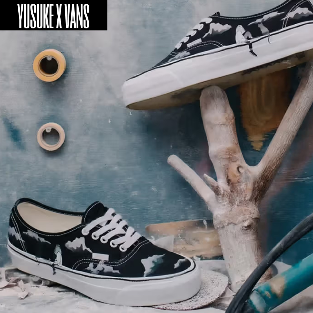 Vans x Yusuke Hanai Cap Grey, Vans x Yusuke Hanai Tote Bag Black 착용 스타일 - 2