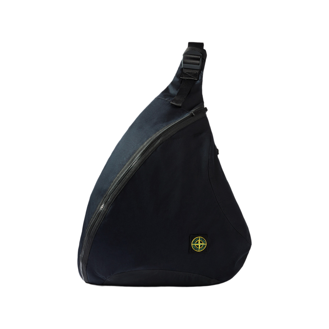 K2S1592000-20S0257-V0029 Stone Island 9200020 Aluminium Tela Sling Bag with Padded Strap and Zip Pocket Black - 25FW