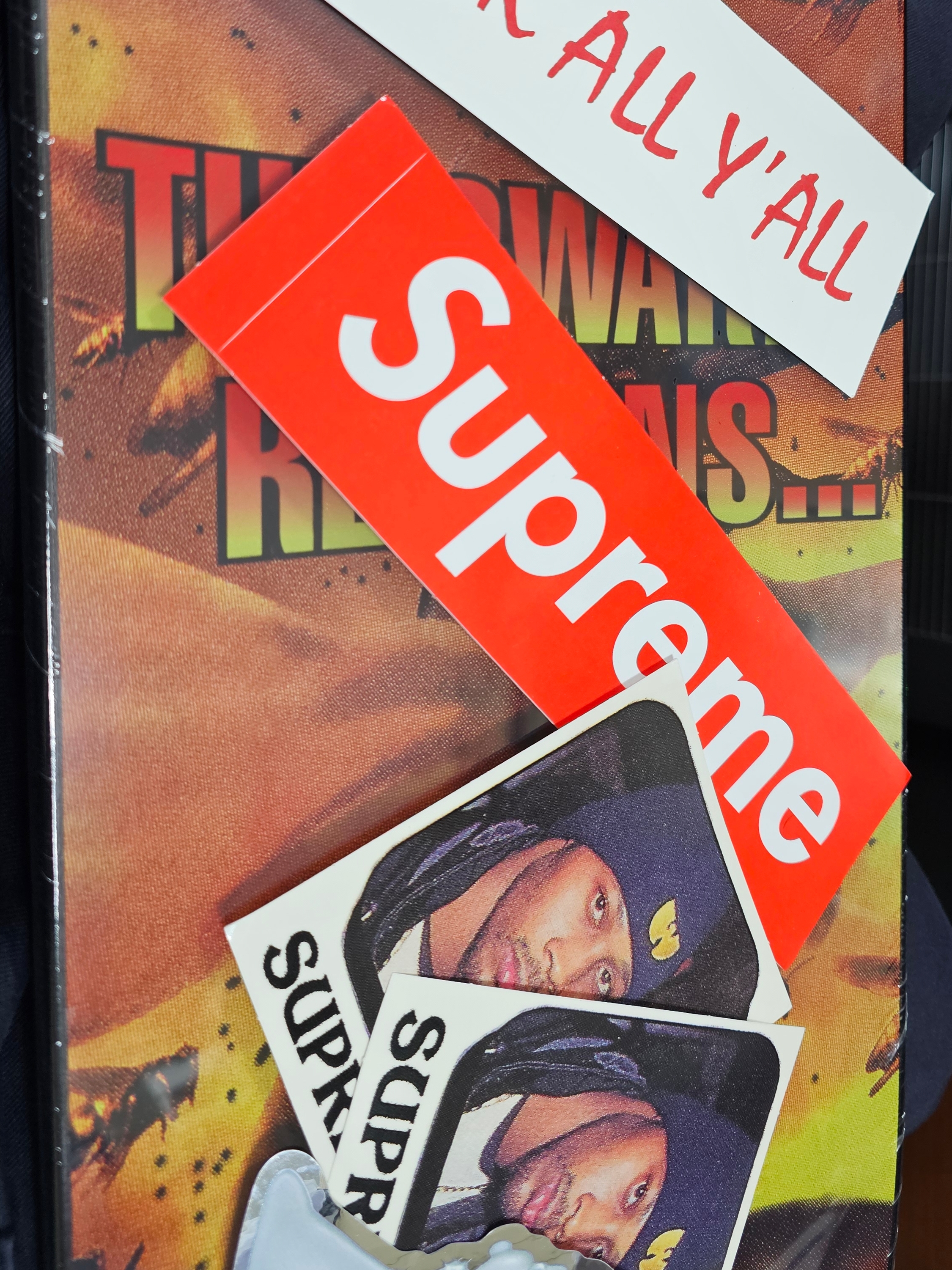 Supreme x Wu-Tang Clan Skateboard Multicolor 8" x 32" - 25FW 착용 스타일 - 4