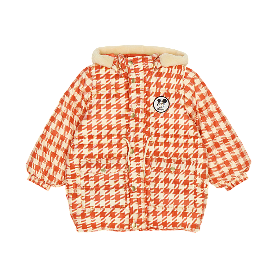 (키즈) 미니 로디니 패딩 레드((Kids) Mini Rodini Padding Jumper Red)