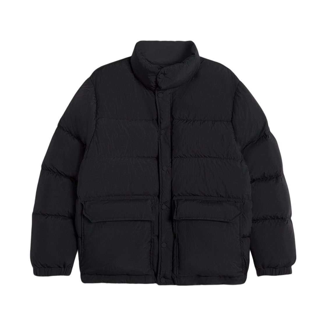 메종 키츠네 퀼티드 퍼퍼 블랙(Maison Kitsune Quilted Puffer Black)