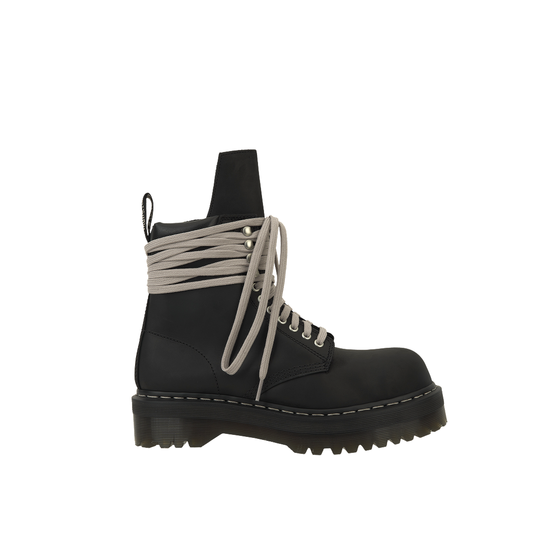 닥터마틴 x 릭 오웬스 쿼드 솔 스틸 토 부츠 블랙(Dr. Martens x Rick Owens Quad Sole Steel Toe Boots Black)