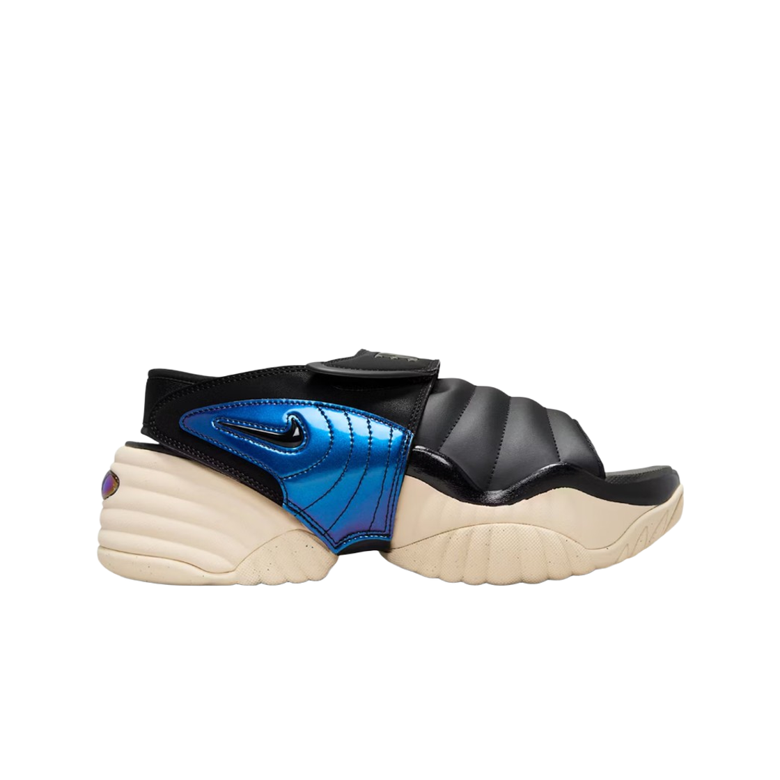 DV2136-900 (W) Nike Air Adjust Force Sandal Black Blue Sail