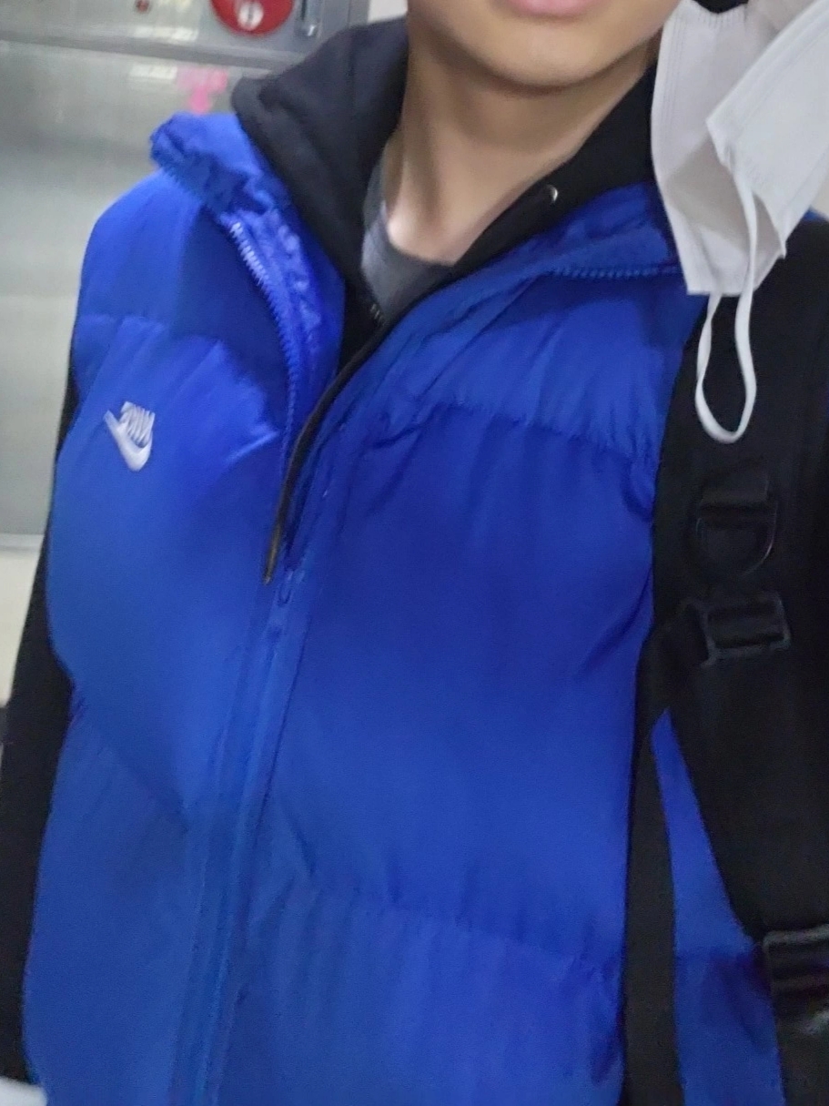 Nike NSW Club Primaloft Water-Repellent Puffer Vest Game Royal - Asia 착용 스타일 - 3