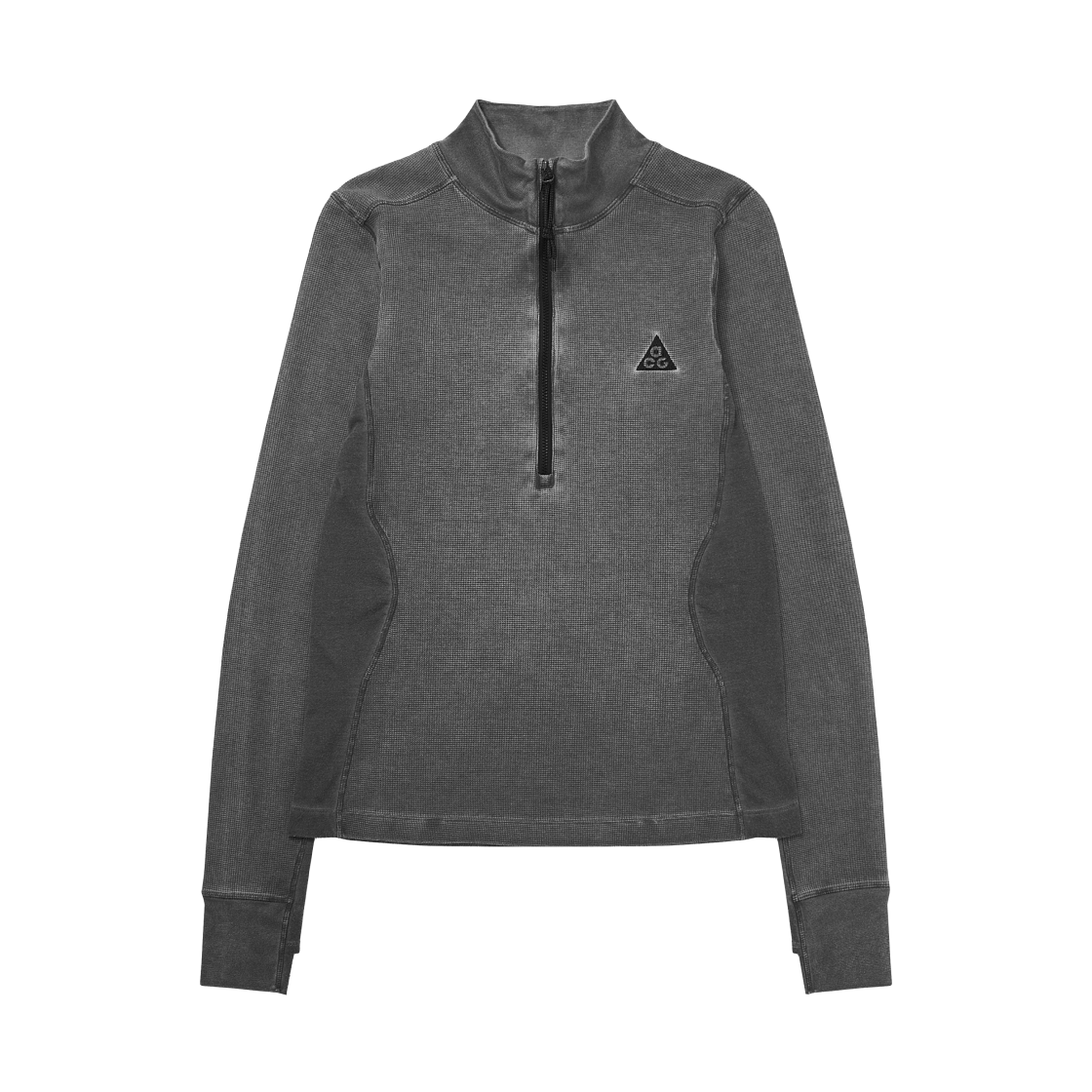 (W) 나이키 NRG 드라이핏 ACG ADV 스티플 락 하프 집 베이스 레이어 블랙 - US/EU((W) Nike NRG Dri-Fit ACG ADV Steeple Rock Half Zip Base Layer Black - US/EU) - 1