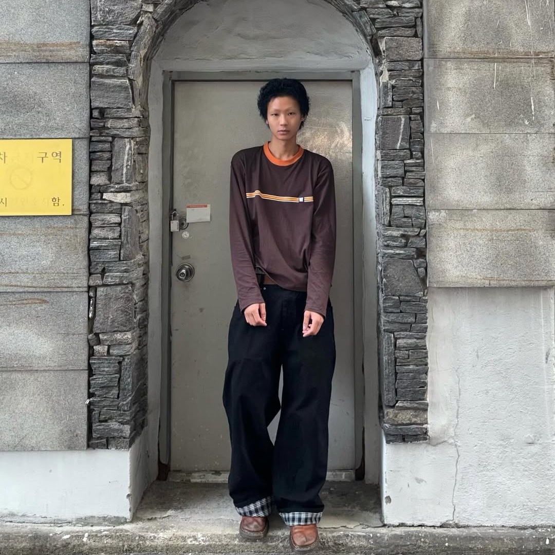 SPORT CHAMBER SC Glide T-Shirt Brown 착용 스타일 - 1