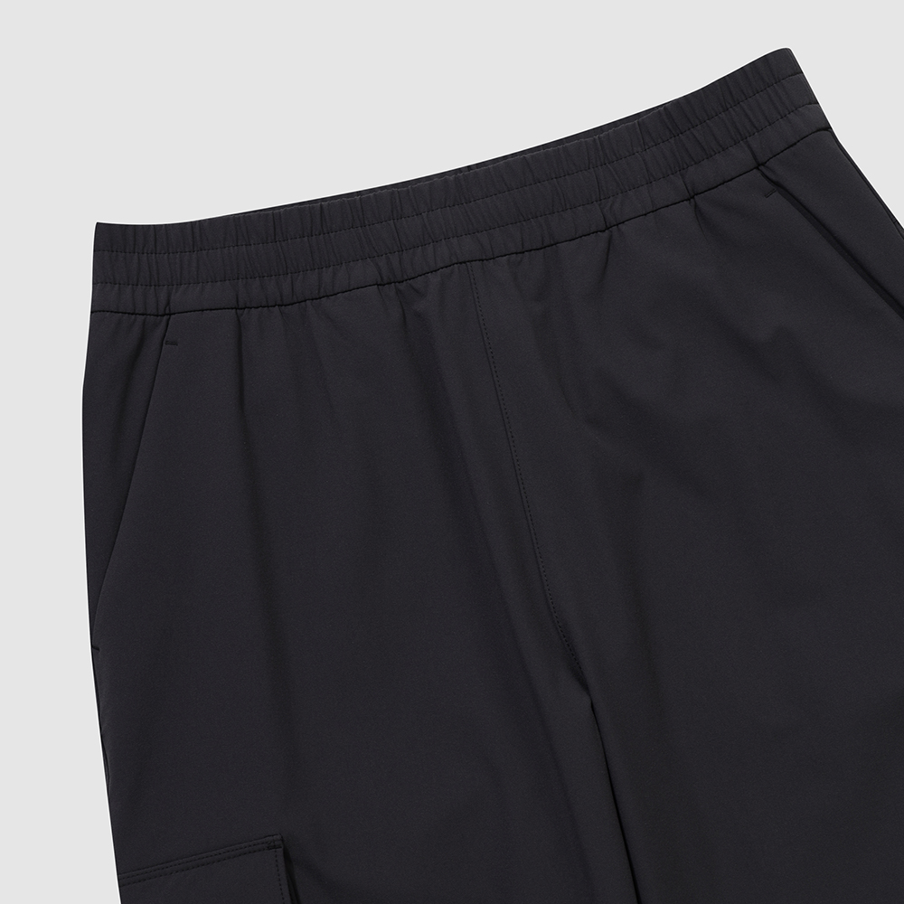 르꼬끄 스포르티브 유니 레귤러핏 기모 카고 조거 팬츠 - 블랙(QQ423LPTO1)(le coq sportif Unisex 2way Cargo Pocket Pants Black) - 5