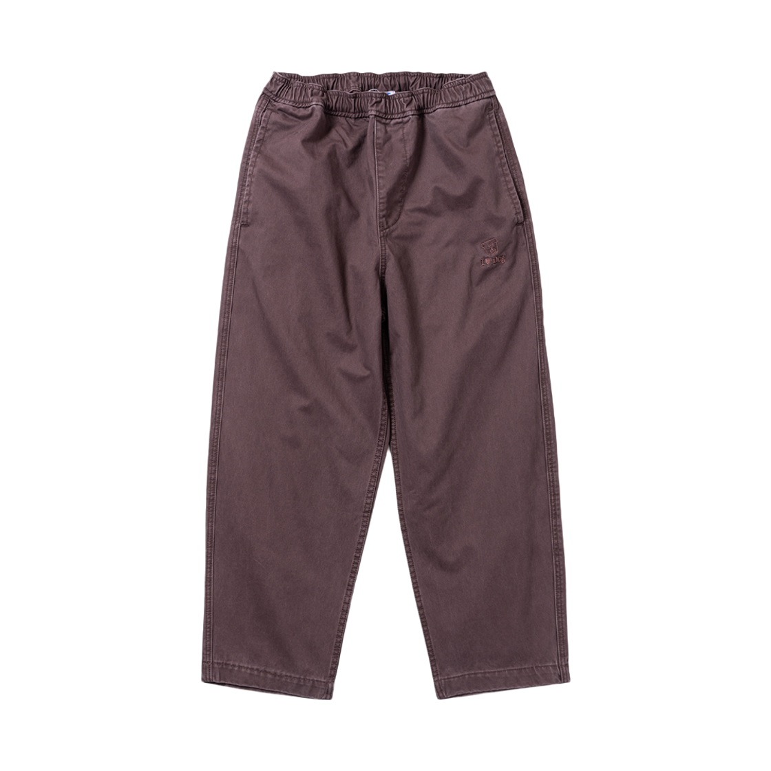 25103015 BIGWAVE COLLECTIVE Dog Walker Cotton Pants Burgundy