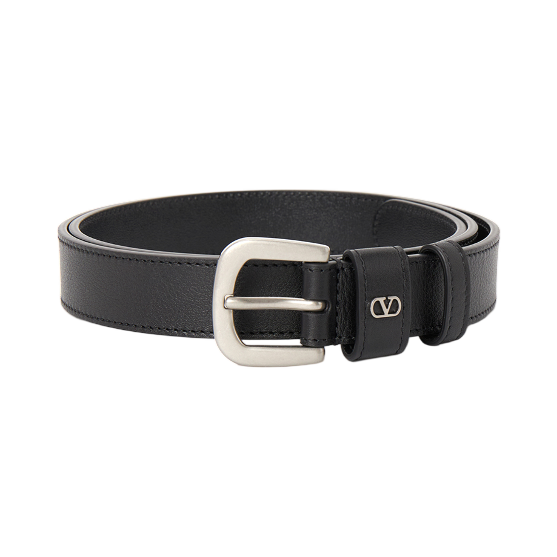 T0SM1XUG-0NO Valentino VLogo Signature Belt Black