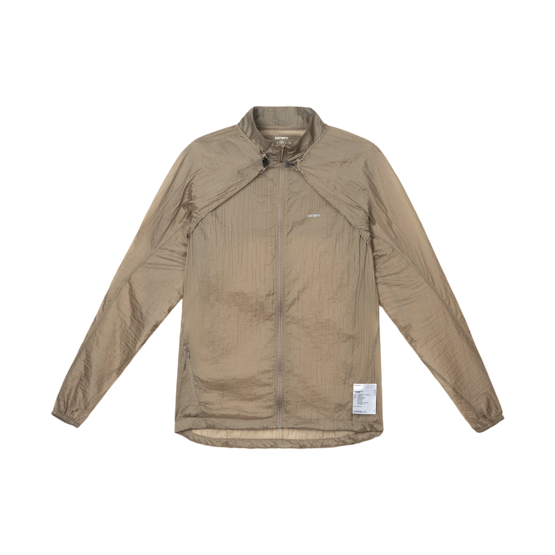 11053-SK-SA Satisfy Rippy Modular Windbreaker Shitake