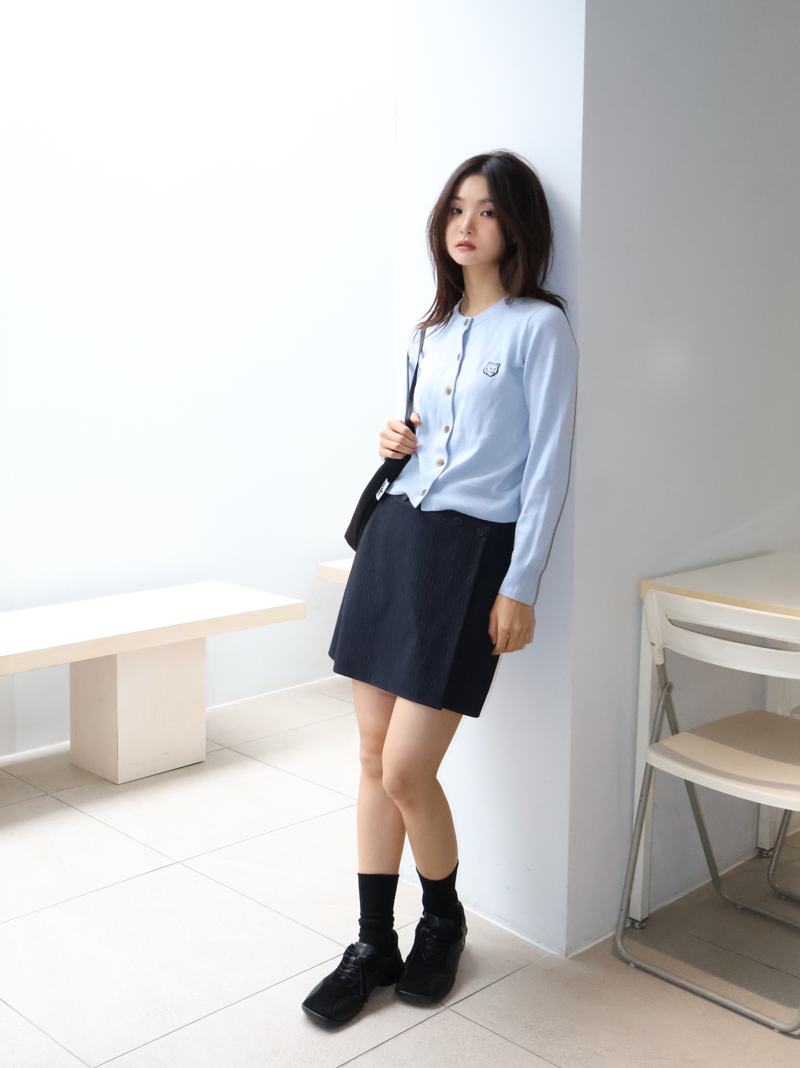 Pemont Square Black 착용 스타일 - 3