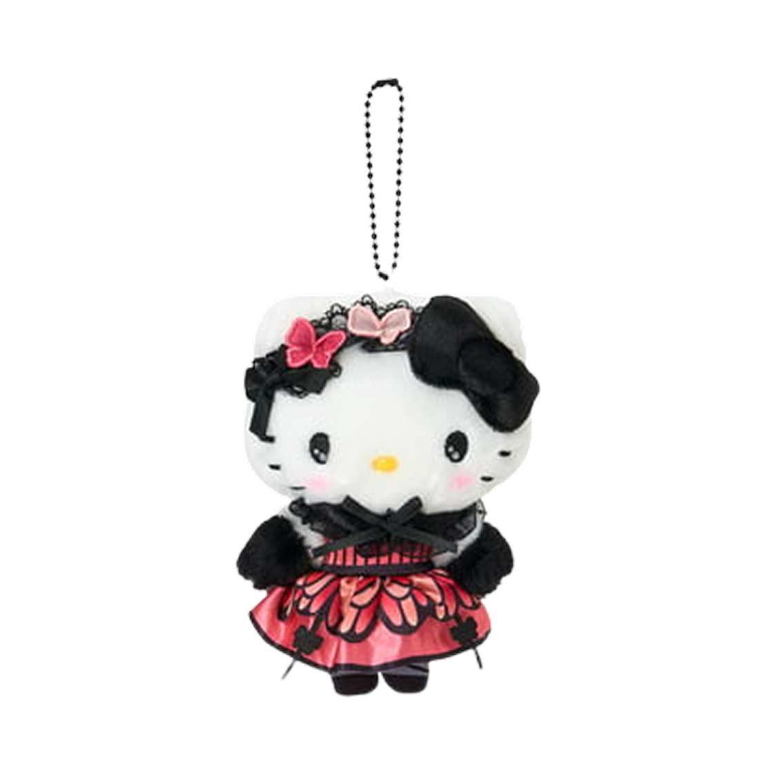 72397 Sanrio Hello Kitty Butterfly Mascot Holder White