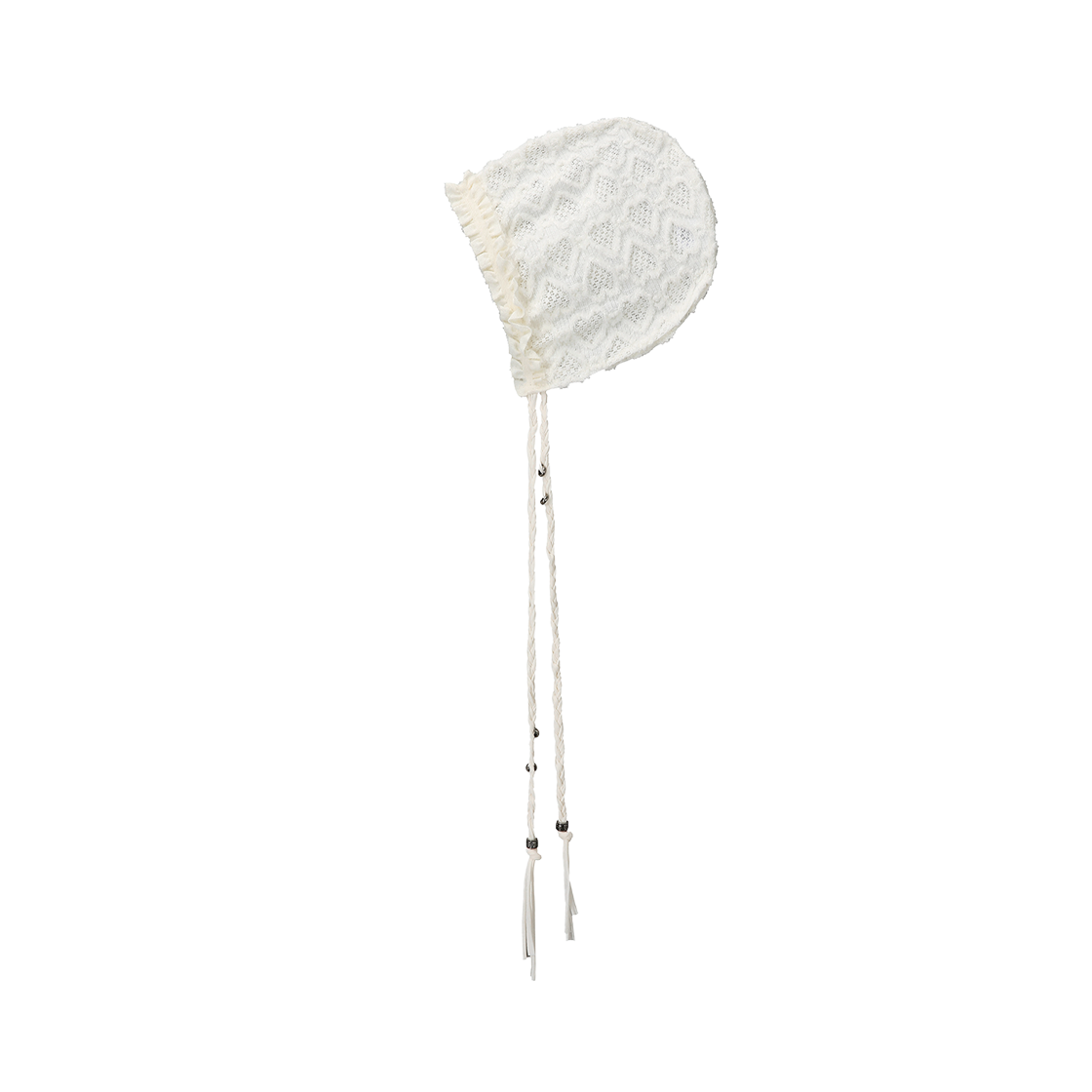 클럿 스튜디오 피어스 하트 보넷 아이보리(Clut Studio Pierced Heart Bonnet Ivory) - 2