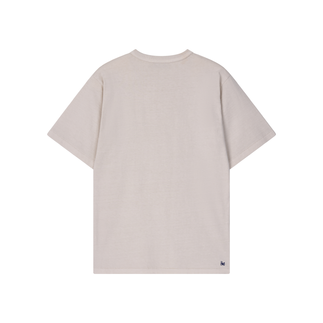 홍우성 피그먼트 65 로고 티셔츠 크림(Hongwoosung Pigment 65 Logo T-Shirts Cream) - 2