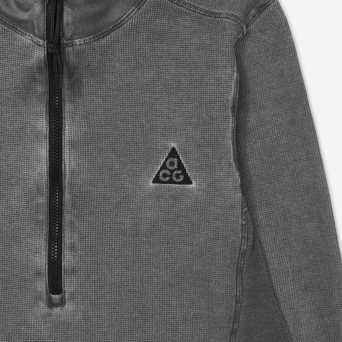 (W) 나이키 NRG 드라이핏 ACG ADV 스티플 락 하프 집 베이스 레이어 블랙 - US/EU((W) Nike NRG Dri-Fit ACG ADV Steeple Rock Half Zip Base Layer Black - US/EU) - 3