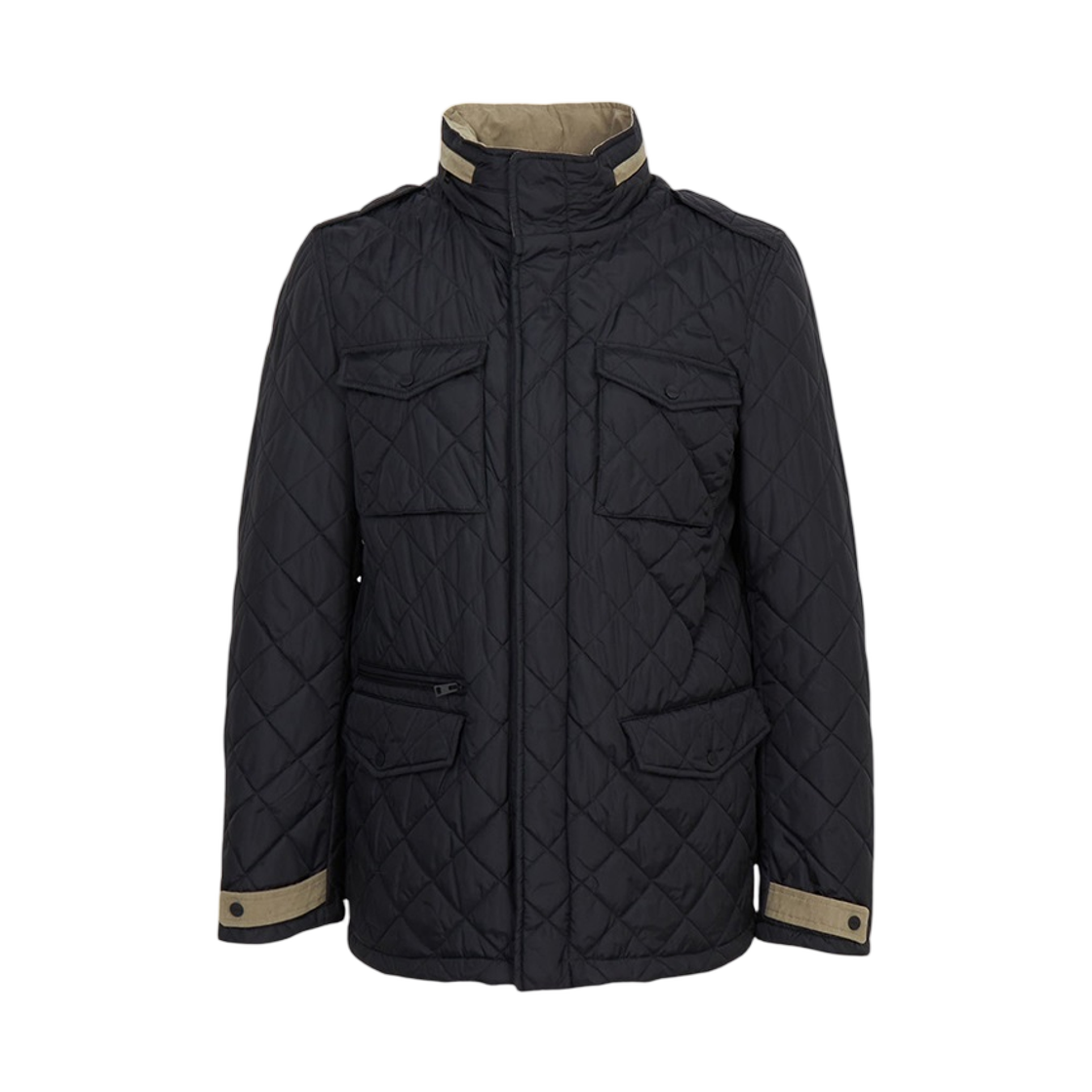 FI000125U-12004Z-9389 Herno Quilted Jacket Black
