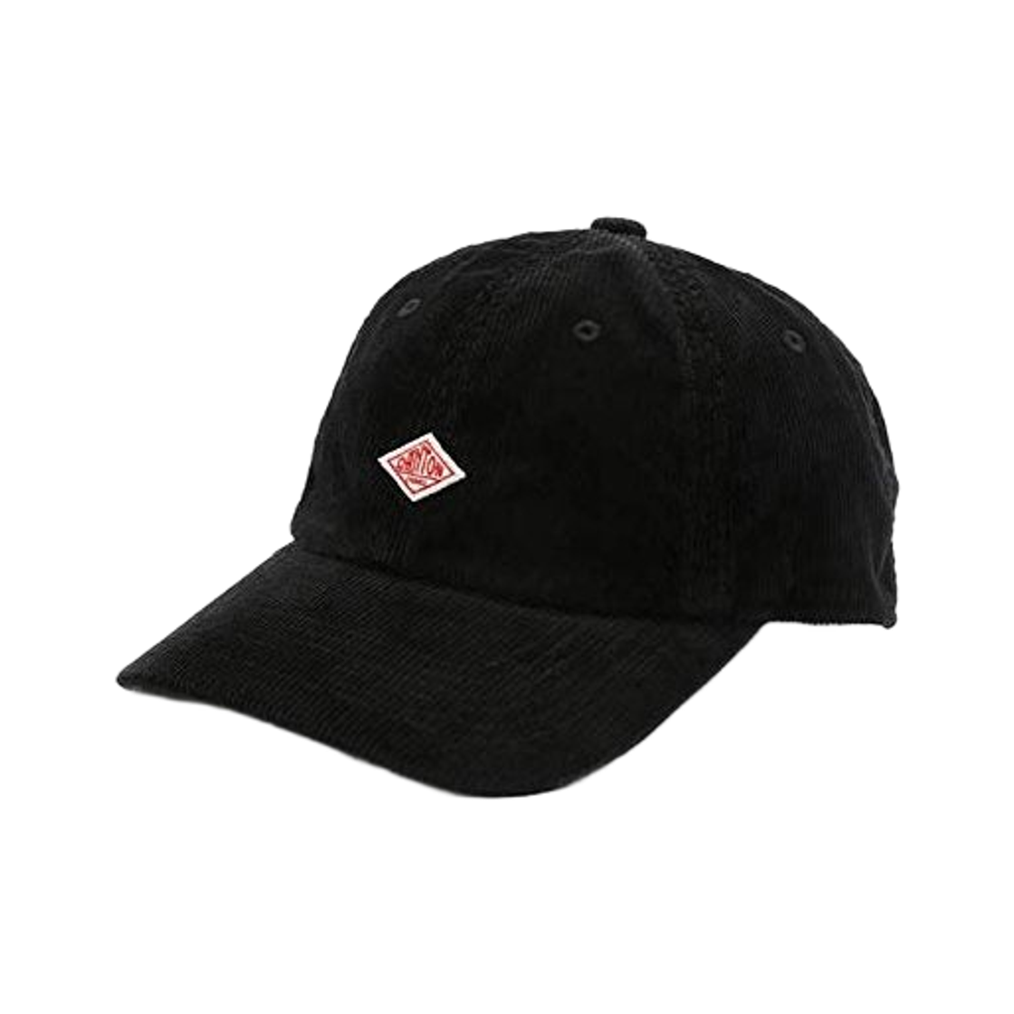 JD-7144 Danton Twill Cotton 6-Panel Cap Black