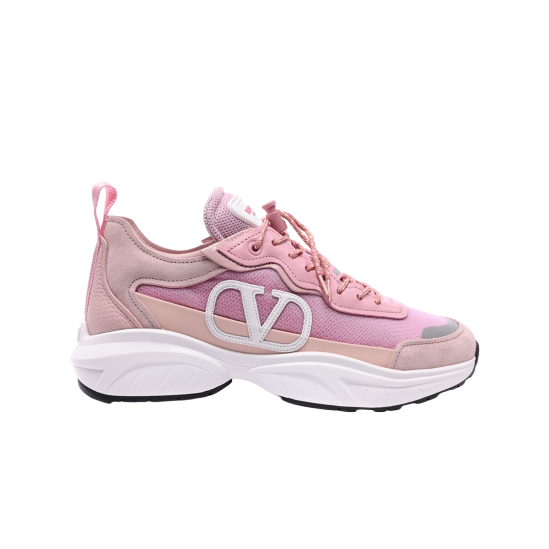S0AB1MUCJ46 (W) Valentino Shegoes Sneakers Pink White