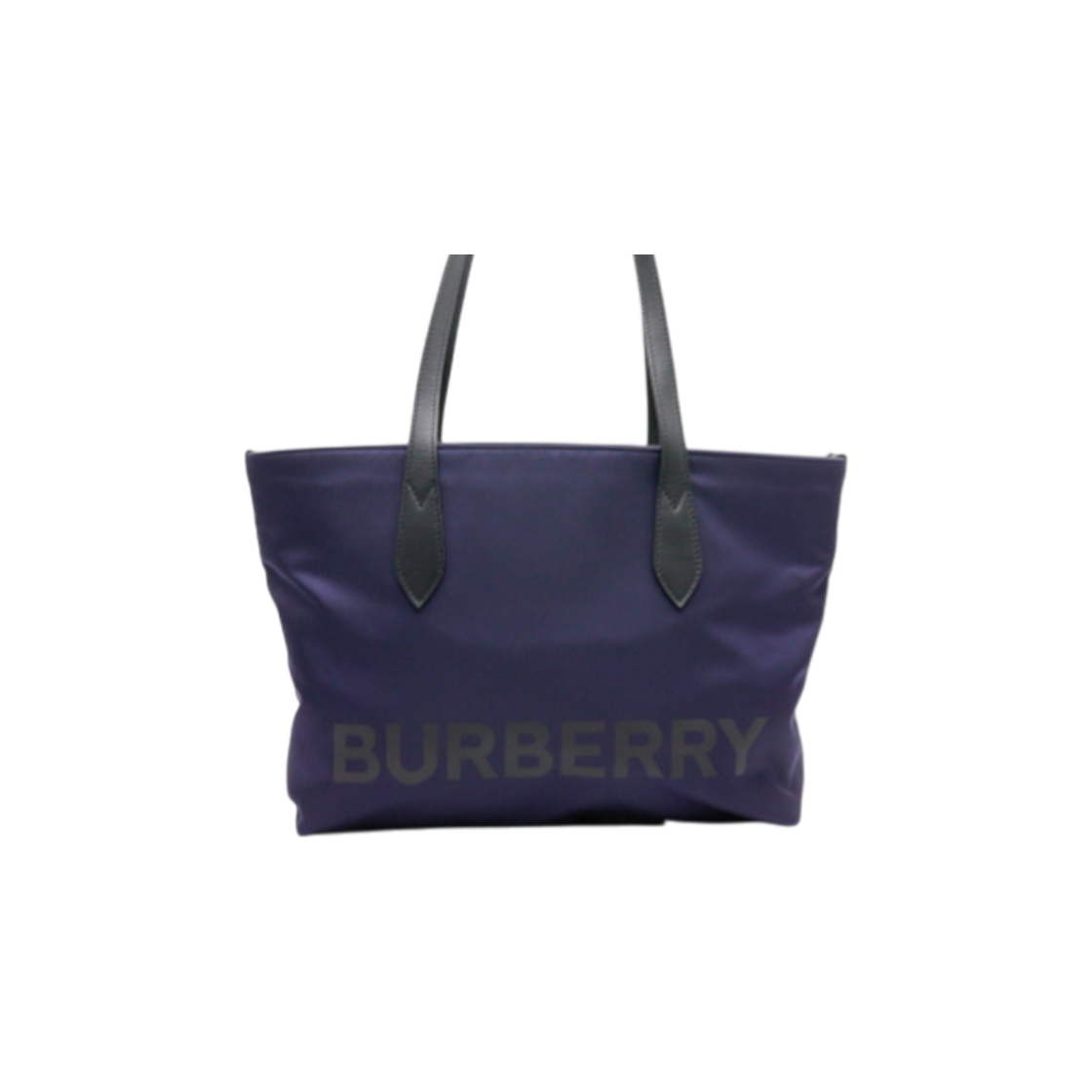 IT32L4MKF8VF Burberry Initial Logo Nylon Small Shopper Tote & Shoulder Bag