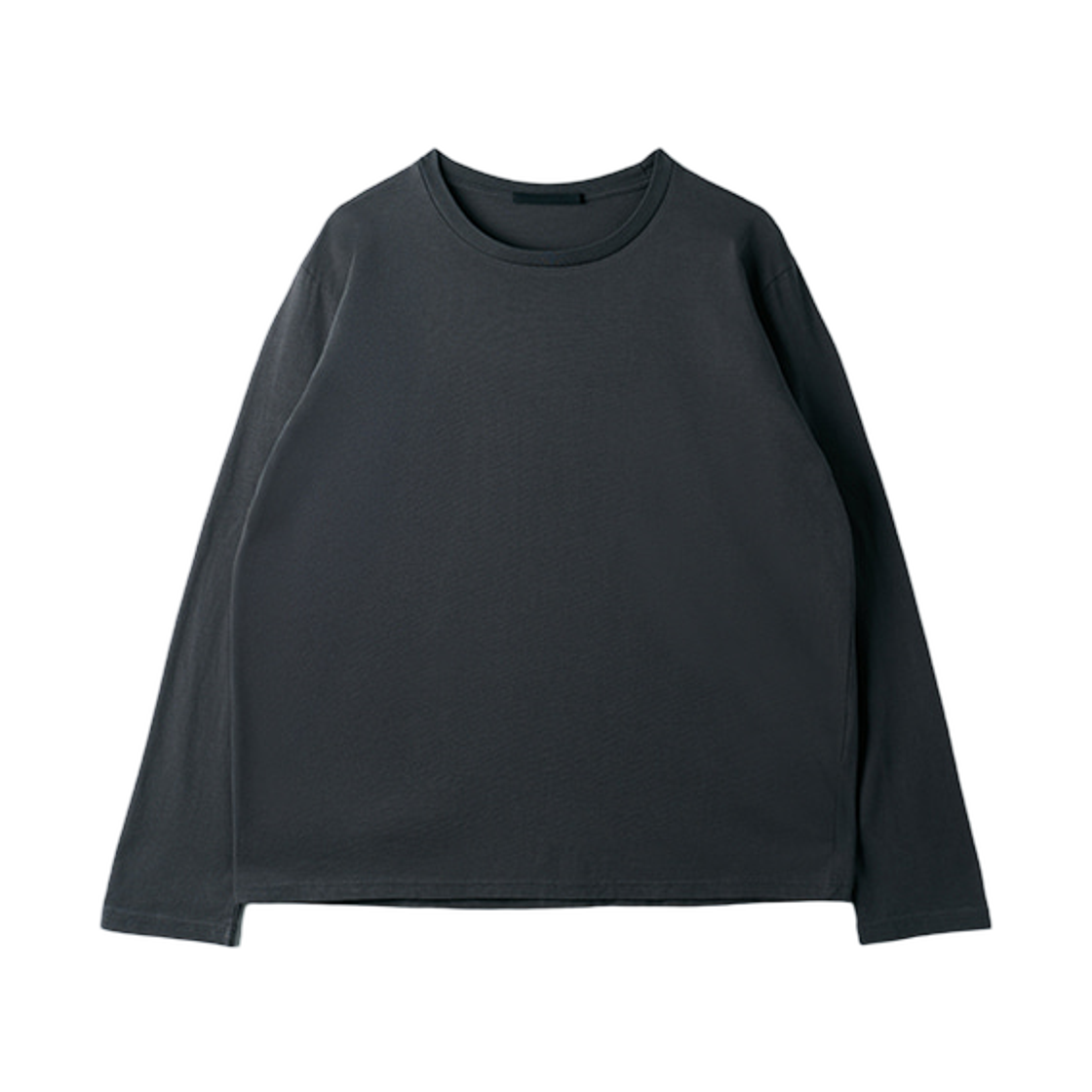 - HTAE 90s Basement Long Sleeve T-Shirts Charcoal