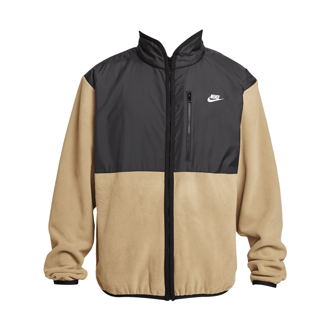 IM9453-297 Nike NSW Club Winterized Full Zip Jacket Parachute Beige Black - Asia