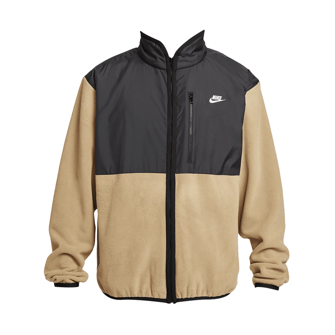 Nike Nike NSW Club Winterized Full Zip Jacket Parachute Beige Black - Asia · S