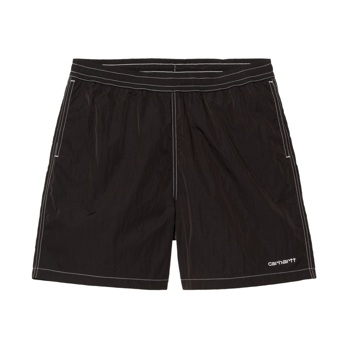 칼하트 WIP 캔비 스윔 트렁크 블랙 화이트(Carhartt WIP Canby Swim Trunks Black White) - 1