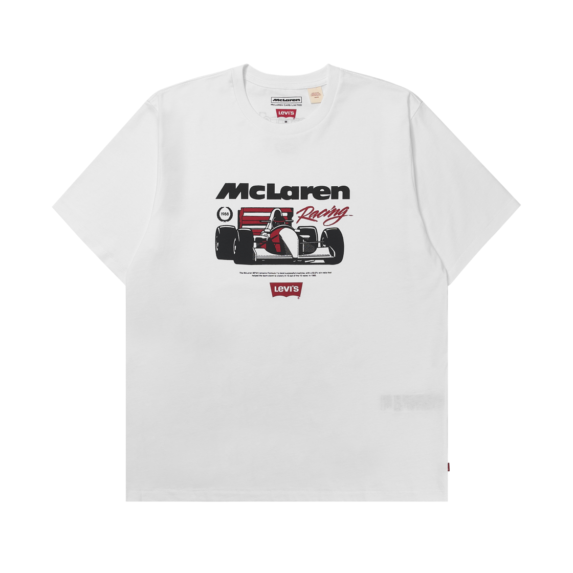 리바이스 x 맥라렌 레이싱 헤리티지 티셔츠 화이트(Levi’s x McLaren Racing Heritage T-Shirt White)