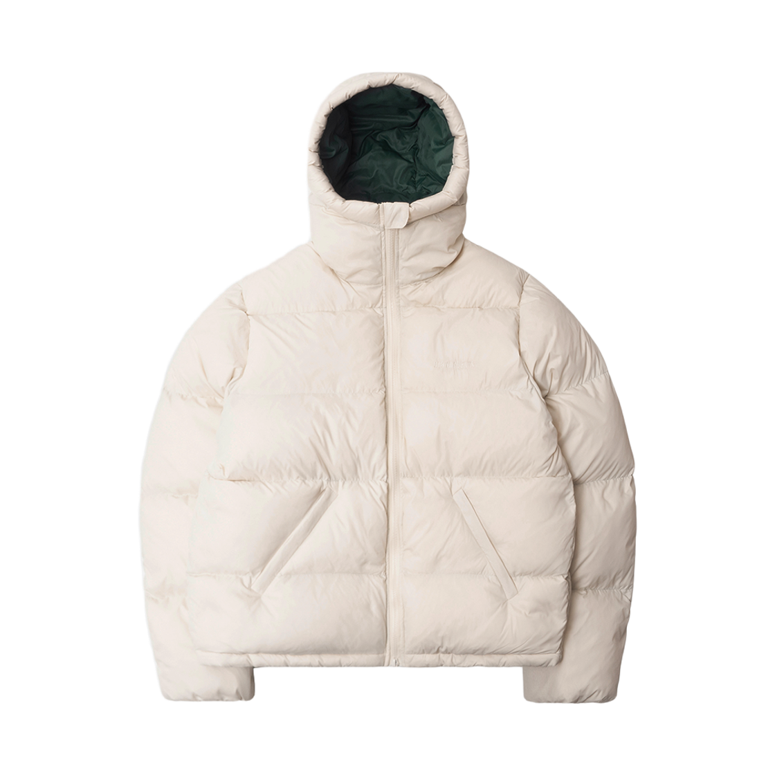 Q5WMJK003CRM QT8 GARMENTS Duck Down Heavyweight Hoodie Jacket Cream