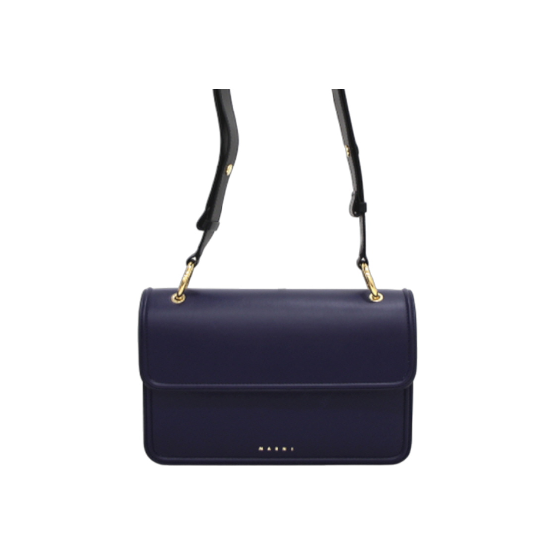 ITFM7C83FS7O Marni Navy New Beat Accordion Shoulder Bag