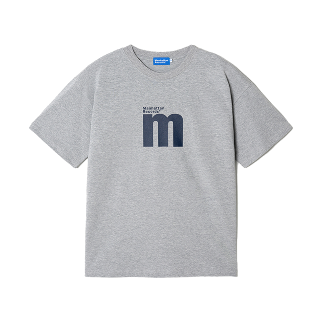 MR25SS002GR Manhattan Records MR M Logo T-shirt - Grey