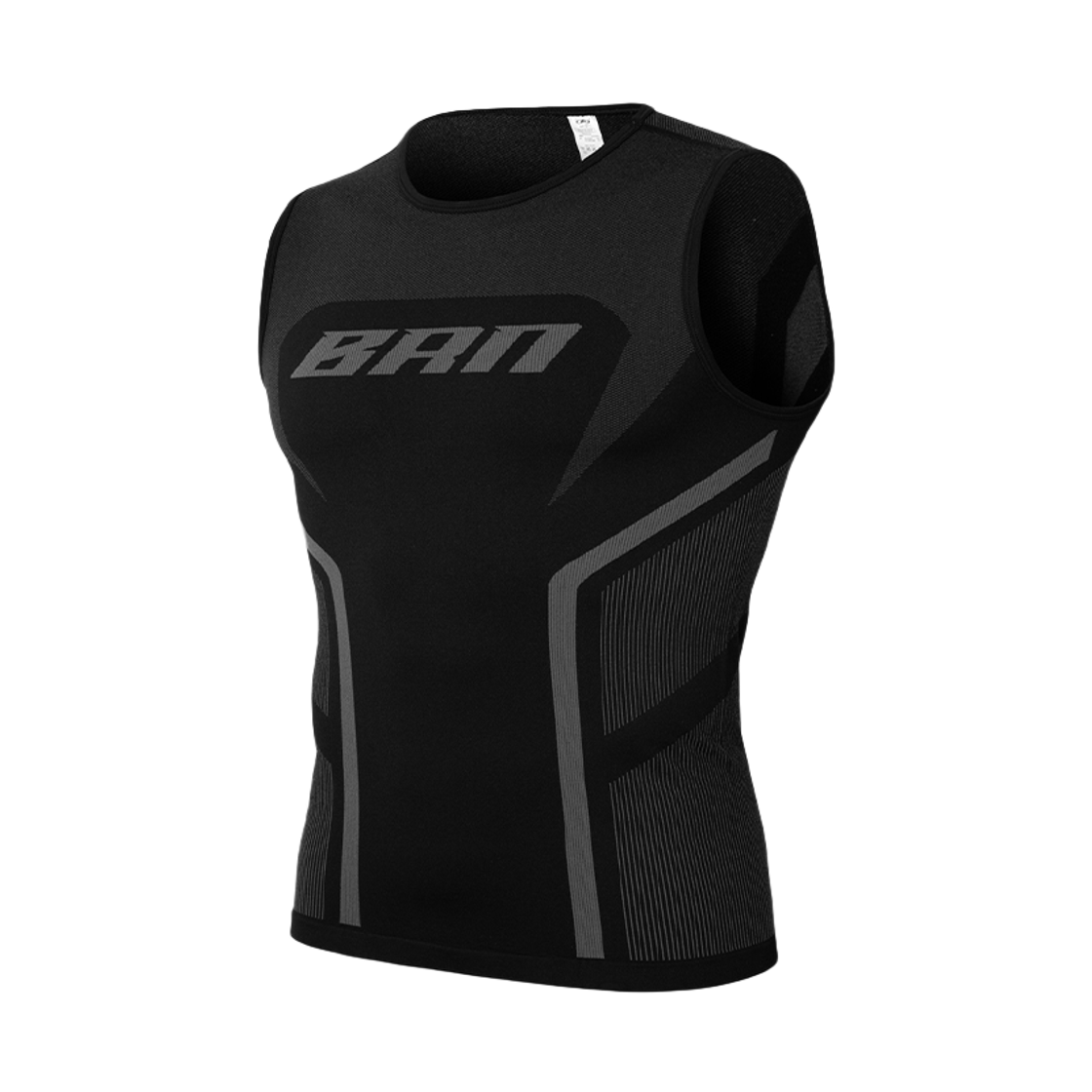 BG3MXT276BK BORN TO WIN BRN Eclipse Seamless Sleeveless Black