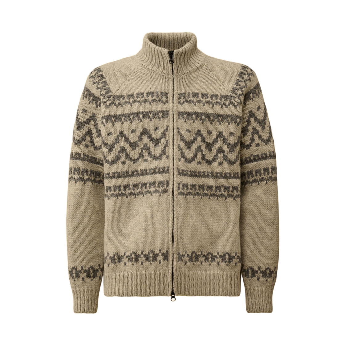 C.P. 컴퍼니 자카드 울 로고 풀 집 가디건 블랙 - 25FW(C.P. Company Jacquard Wool Logo Full Zip Cardigan Black - 25FW)