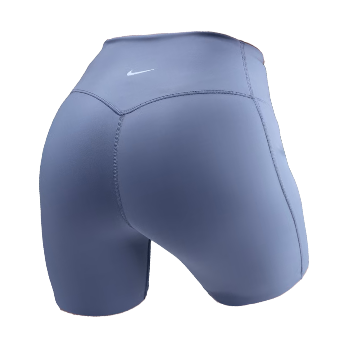 (W) 나이키 유니버사 하이웨이스트 5인치 노 프론트 심 바이커 쇼츠 월드 인디고 샌디드 퍼플 - 아시아((W) Nike Universa High-Waisted 5 Inch Biker Shorts with No Front Seam World Indigo Sanded Purple - Asia) - 2
