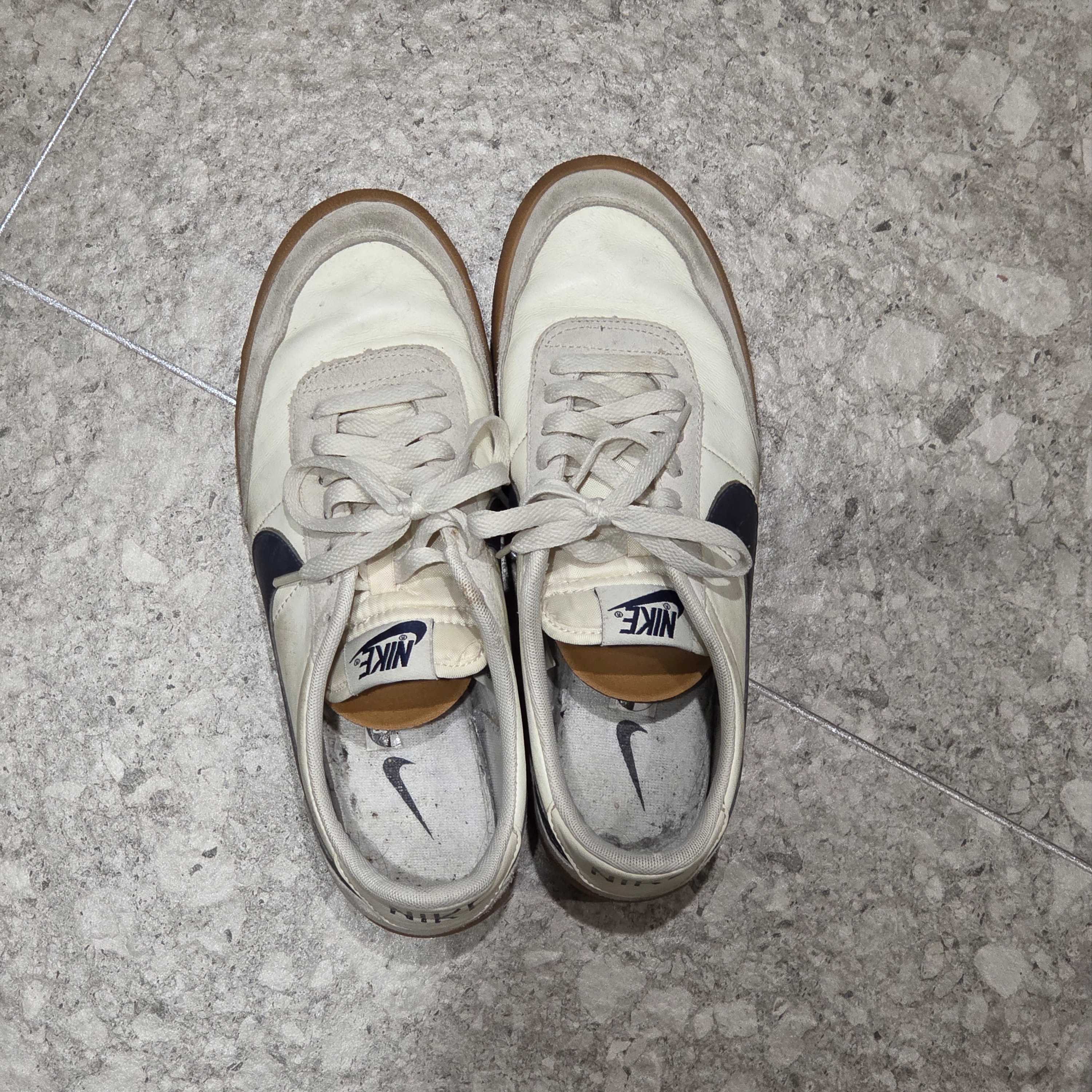 Nike x J.Crew Killshot 2 Sail Midnight Navy 착용 스타일
