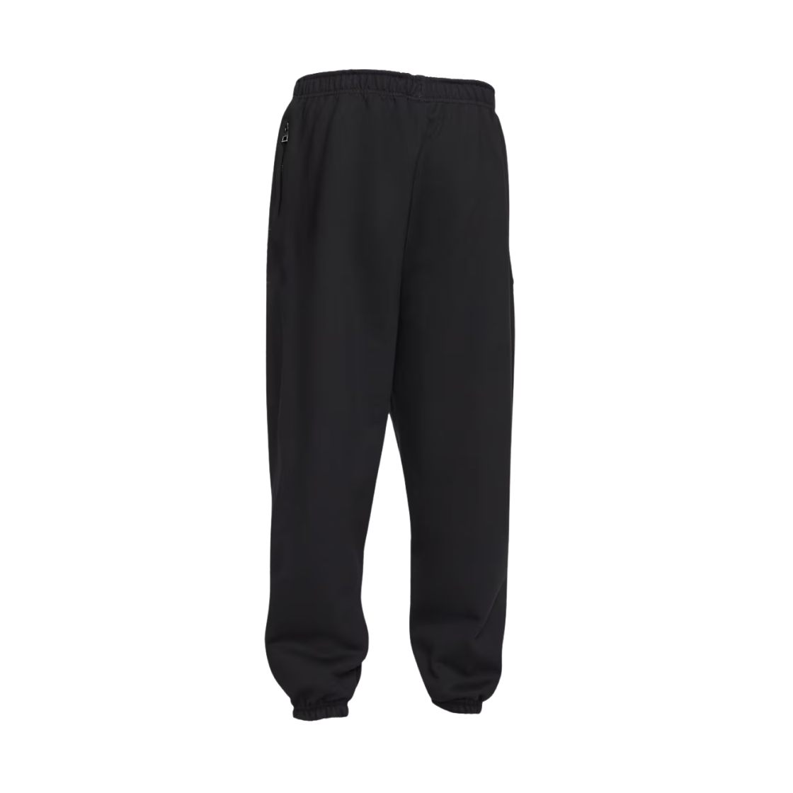 나이키 솔로 스우시 커프 플리스 팬츠 블랙 화이트 - 아시아(Nike Solo Swoosh Cuff Fleece Pants Black White - Asia) - 2