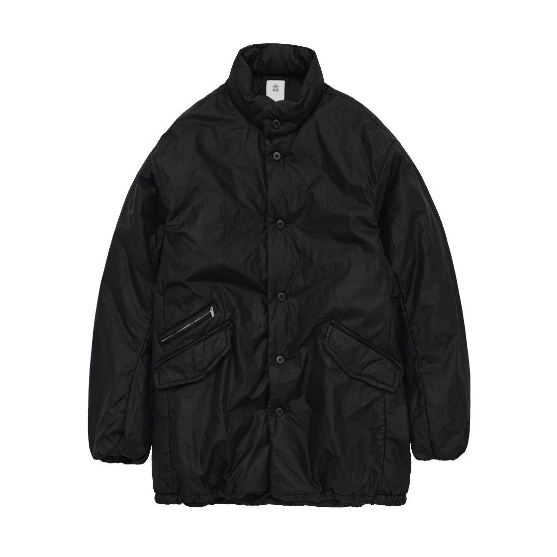 폴리테루 필로우 파카 002 (글로시) 블랙(Polyteru Pillow Parka 002 (Glossy) Black)