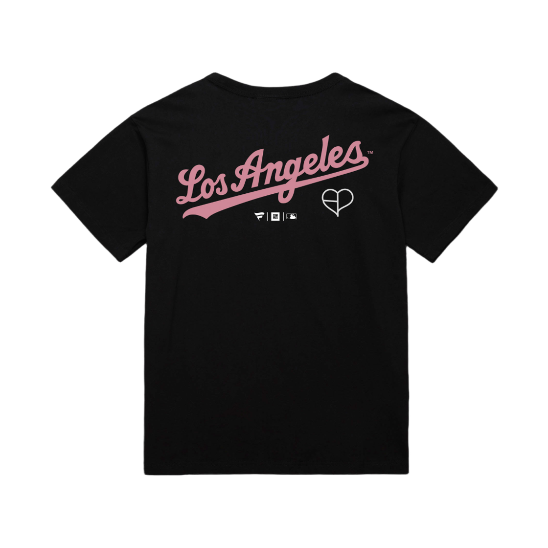 블랙핑크 뛰어 x 다저스 LA 티셔츠 블랙(Blackpink Jump x Dodgers LA T-Shirt Black) - 2
