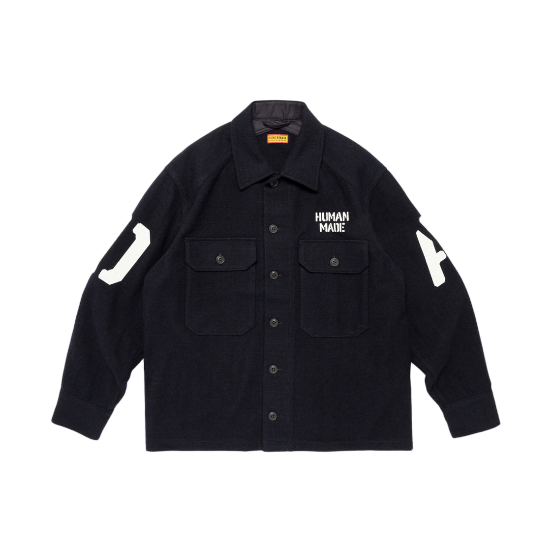 HM30SH008 Human Made Military Shirt Navy