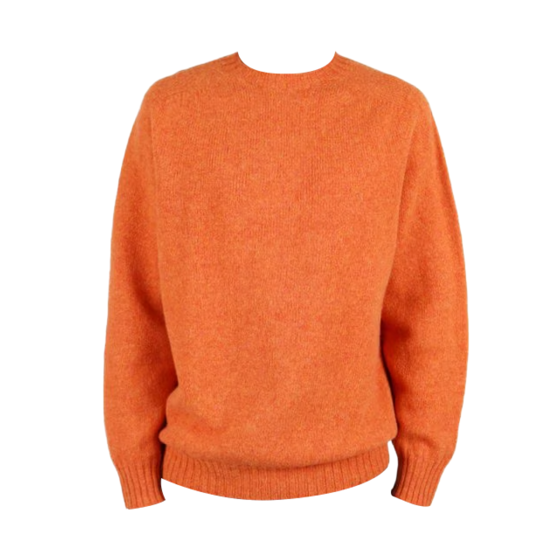 M2474/7 Harley of Scotland Shaggy Dog Crewneck Sweater Satsuma