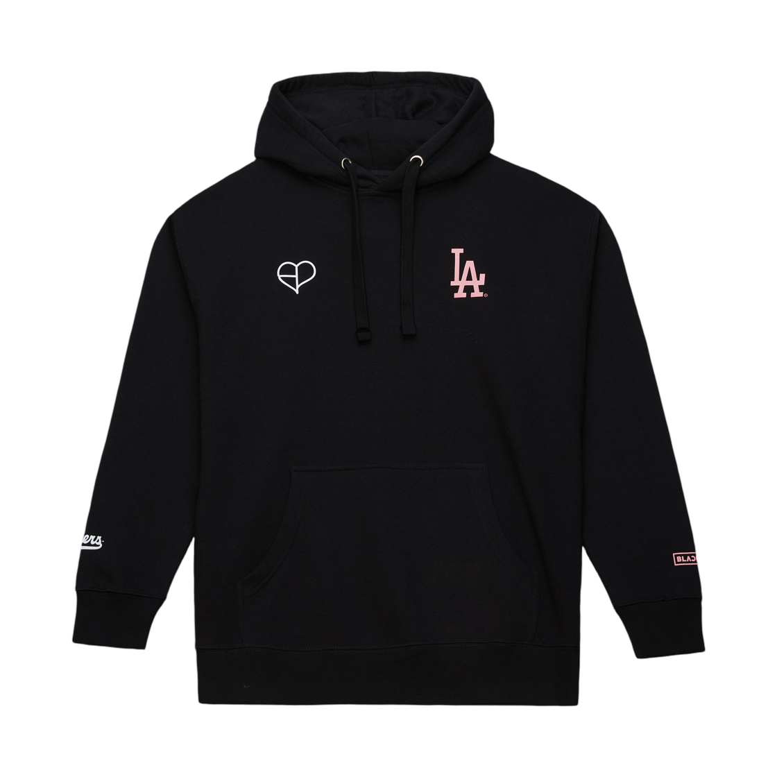 블랙핑크 뛰어 x 다저스 후드 블랙(Blackpink Jump x Dodgers Hoodie Black) - 1