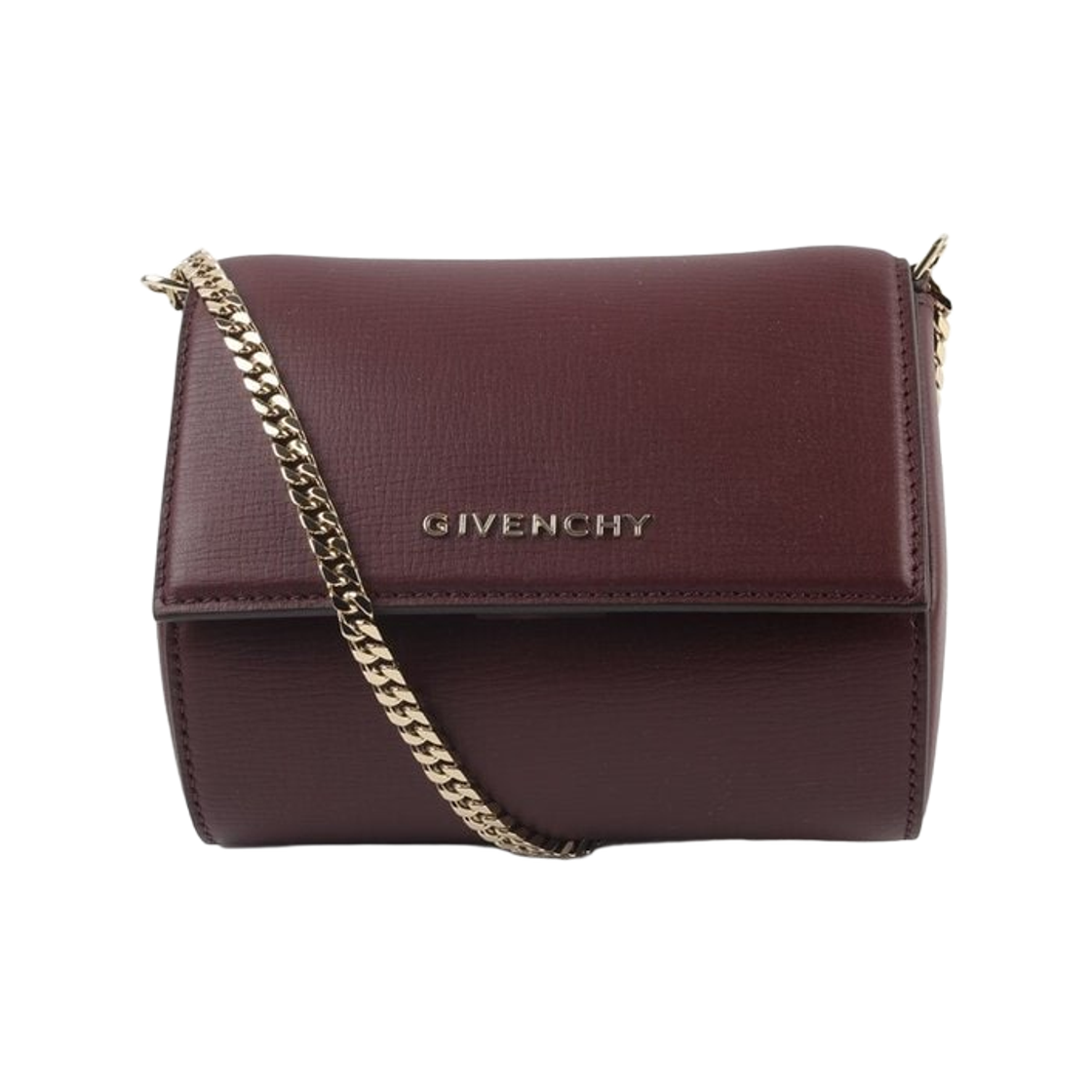 BB05265006-642 Givenchy Pandora Shoulder Bag Bordeaux