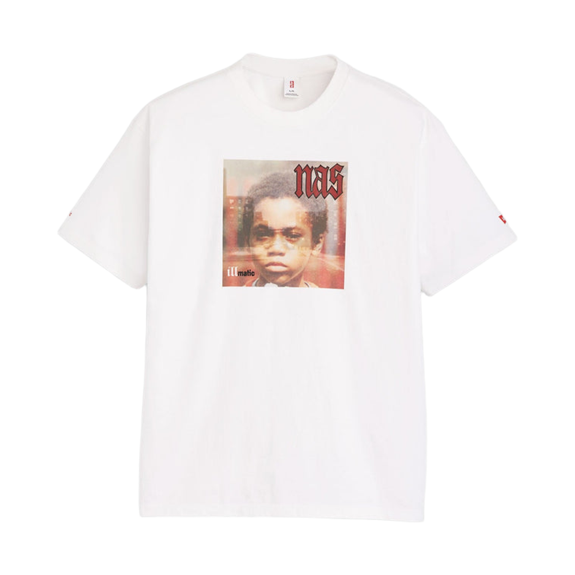 리바이스 x 나스 밴드 티셔츠 화이트(Levi's x Nas Band T-Shirt White)