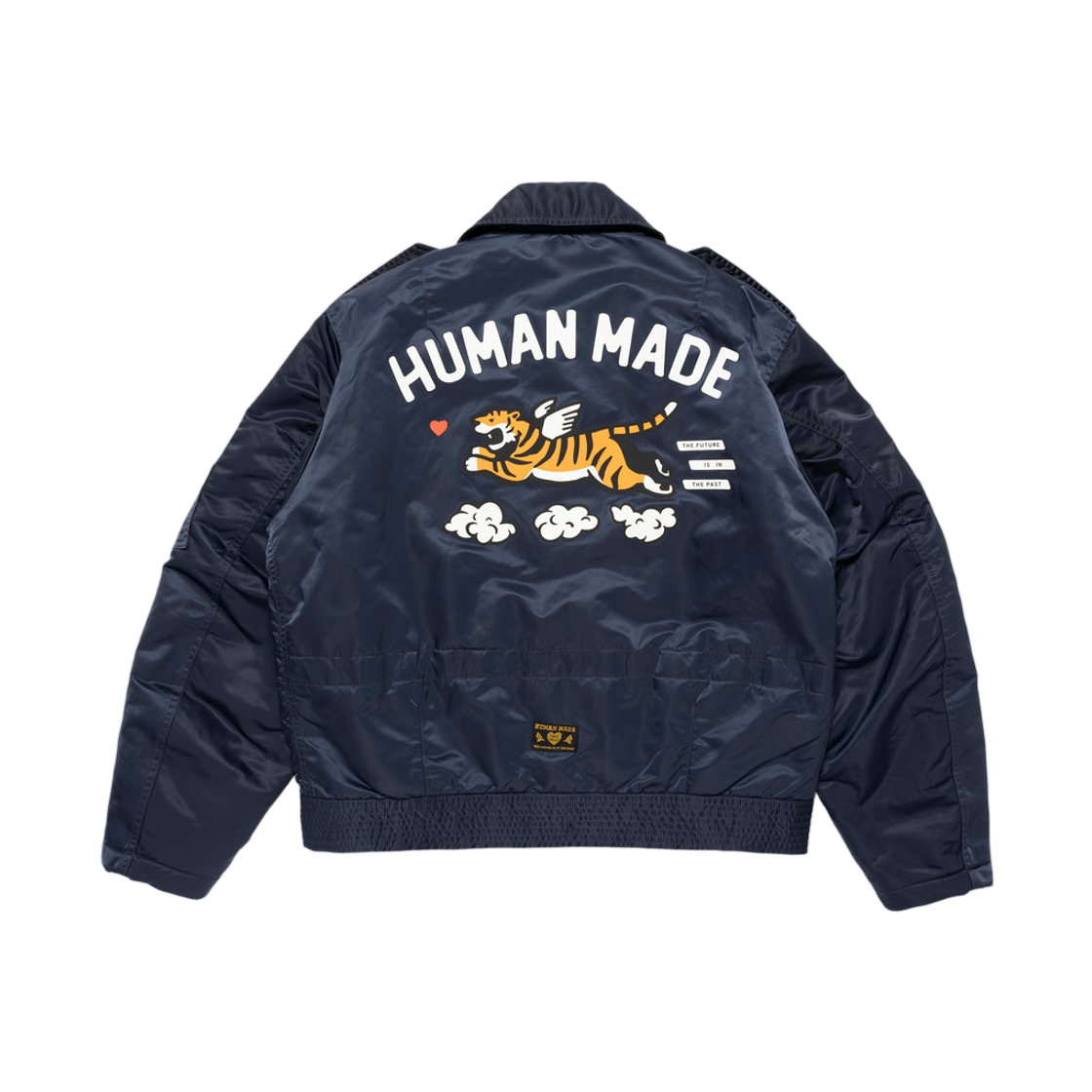 휴먼 메이드 플라이트 자켓 네이비(Human Made Flight Jacket Navy) - 2