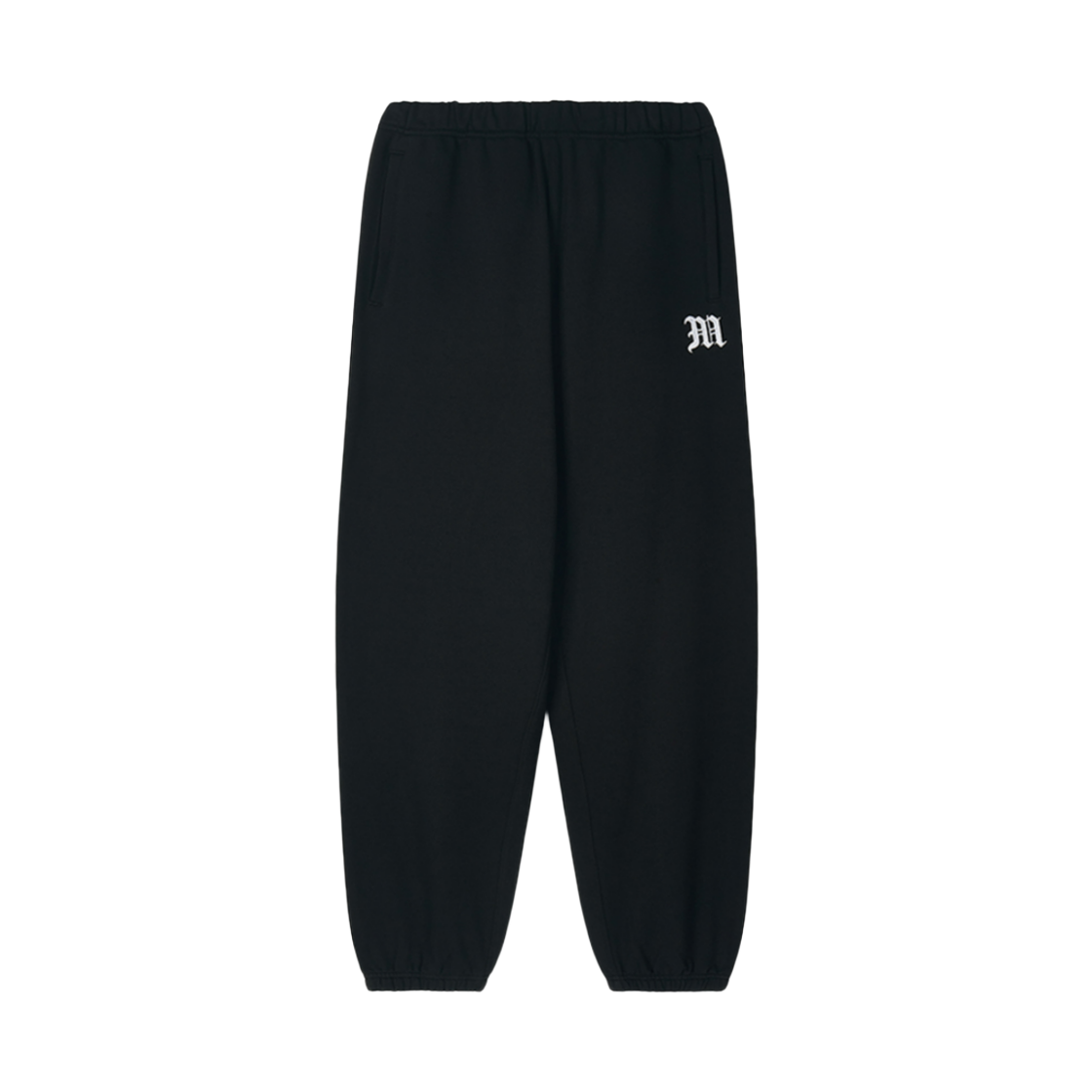 MR25PT002BK Manhattan Records M Mono Logo Sweat Pants - Black