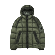 C.P. Company D.D. Shell Hooded Down Jacket Seagrass - 25FW