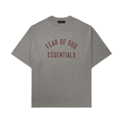 Essentials Jersey Crewneck Tee Dark Heather - 24FW