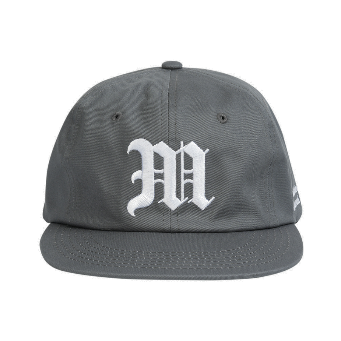 MR25CA006CH0 Manhattan Records M Mono Logo BB Cap - Charcoal