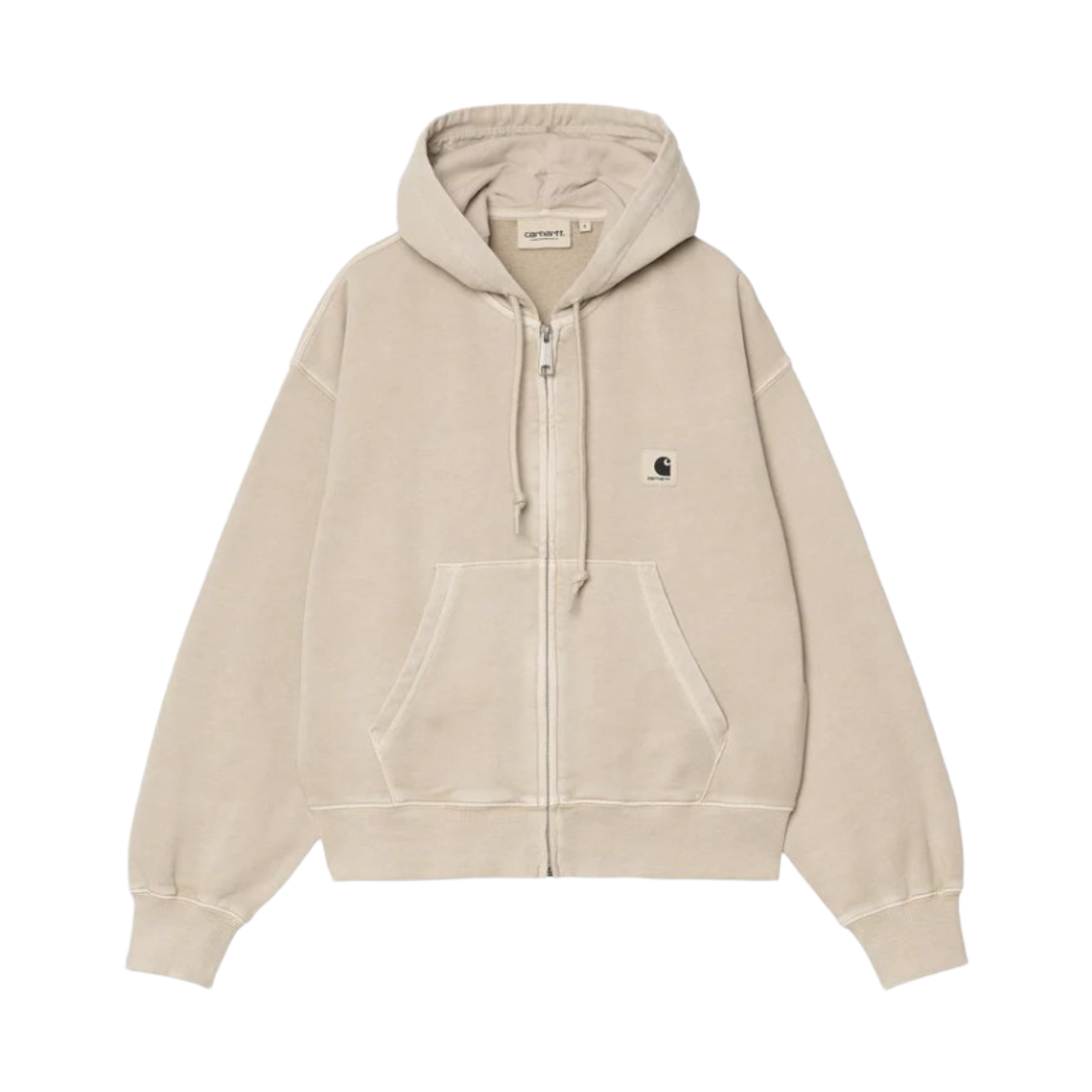 (W) 칼하트 WIP 후드 넬슨 자켓 플레르 드 셀 가먼트 다이드((W) Carhartt WIP Hooded Nelson Jacket Fleur De Sel Garment Dyed) - 1